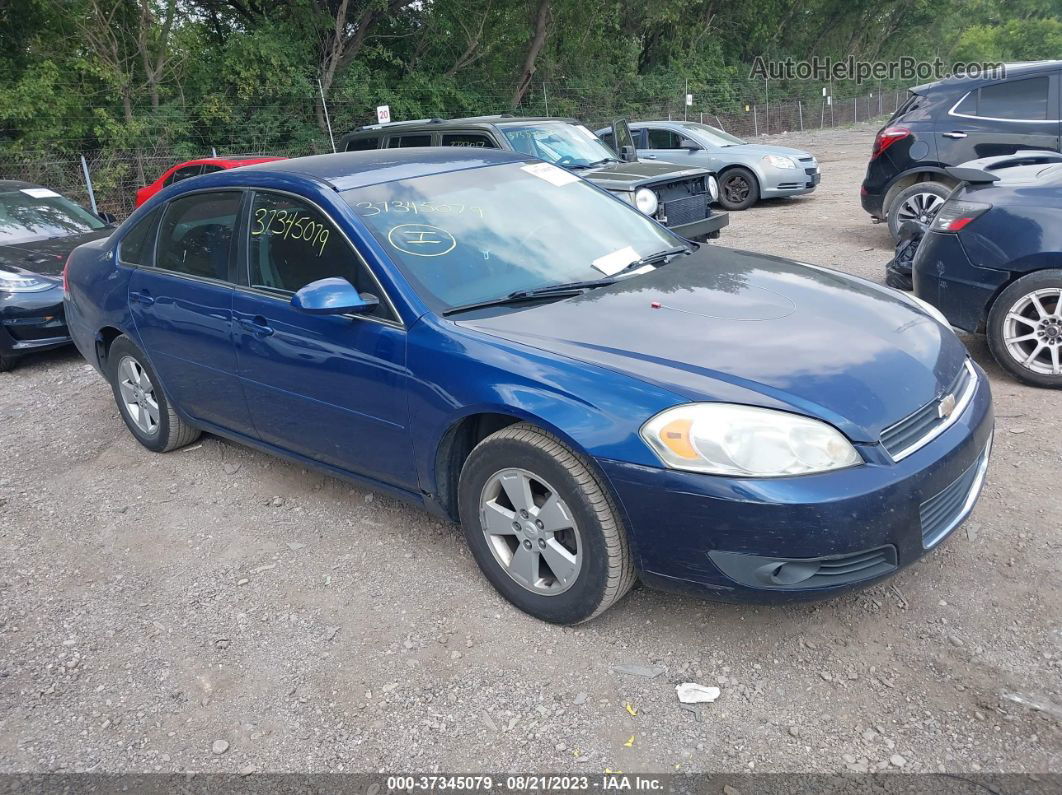 2006 Chevrolet Impala Lt 3.5l Синий vin: 2G1WT58K169139016