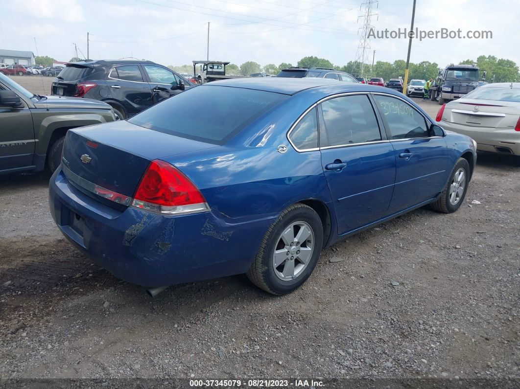 2006 Chevrolet Impala Lt 3.5l Blue vin: 2G1WT58K169139016