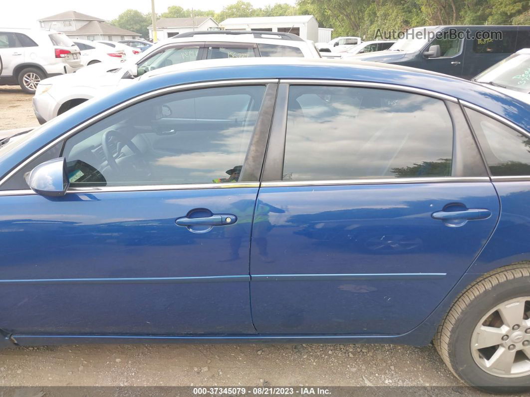 2006 Chevrolet Impala Lt 3.5l Blue vin: 2G1WT58K169139016