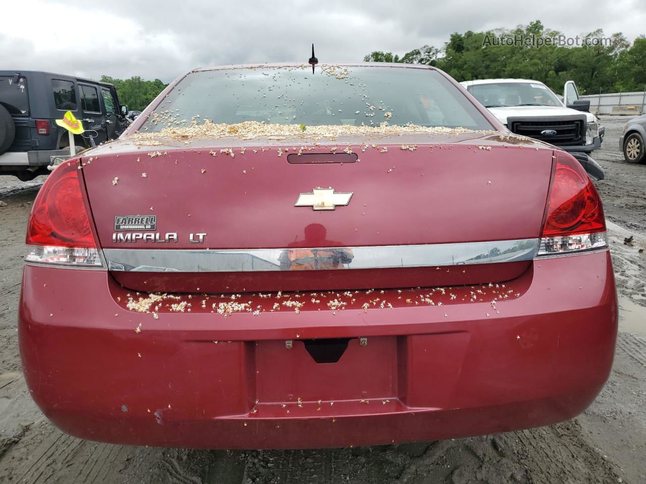 2006 Chevrolet Impala Lt Red vin: 2G1WT58K169208349