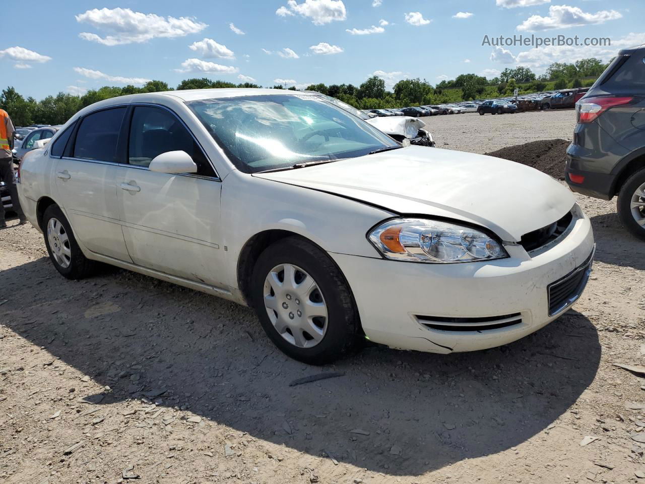 2006 Chevrolet Impala Lt White vin: 2G1WT58K169297193