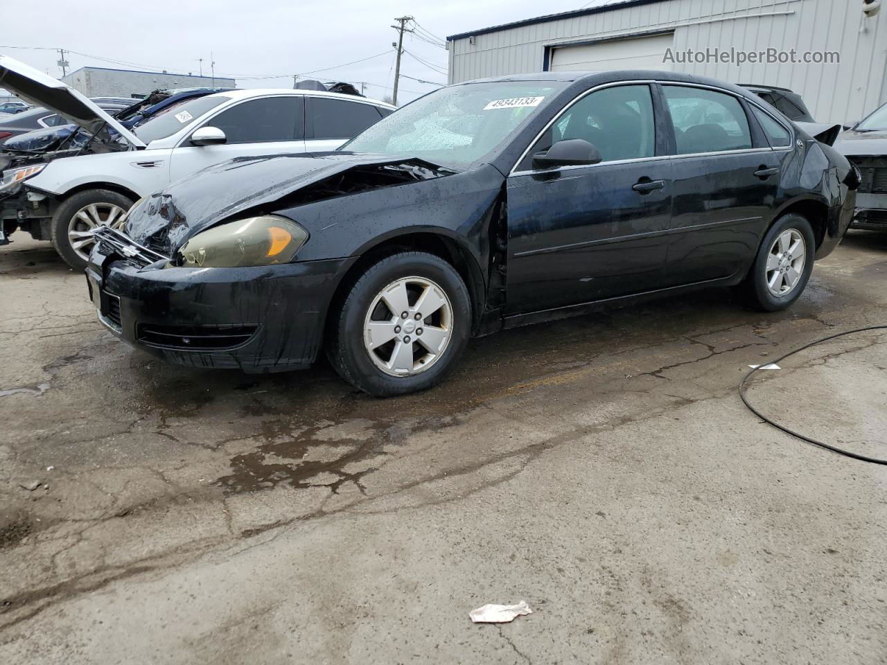 2006 Chevrolet Impala Lt Black vin: 2G1WT58K169352192