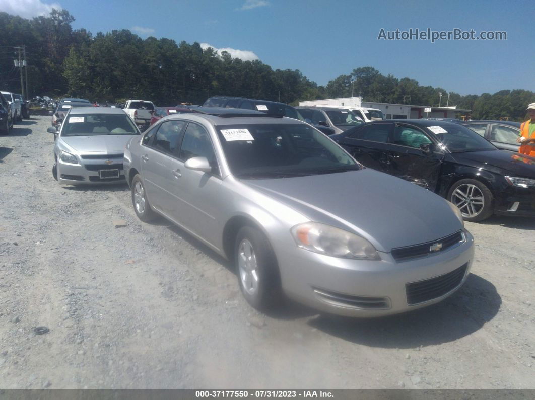 2006 Chevrolet Impala Lt Серебряный vin: 2G1WT58K269407748