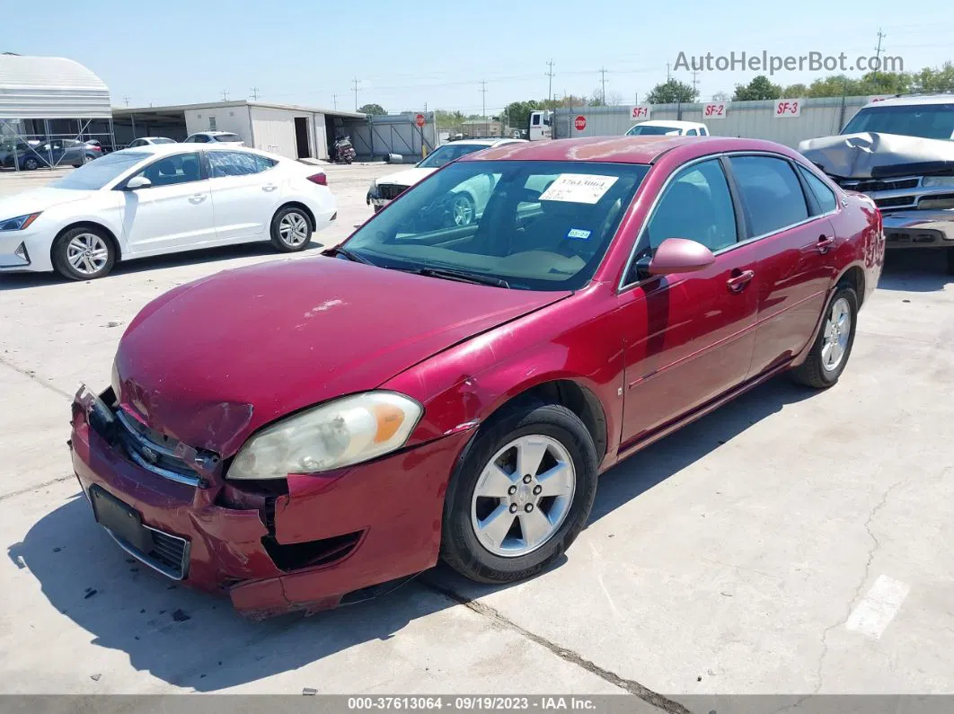 2006 Chevrolet Impala Lt Maroon vin: 2G1WT58K369111279