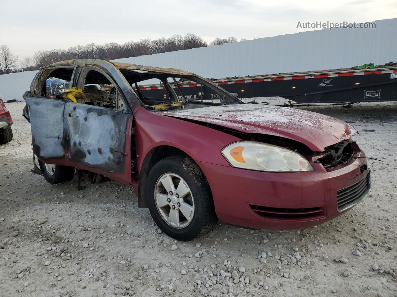 2006 Chevrolet Impala Lt Burgundy vin: 2G1WT58K469196648