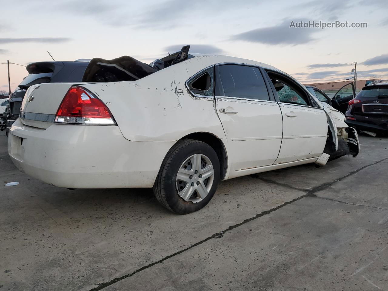 2006 Chevrolet Impala Lt White vin: 2G1WT58K469333359