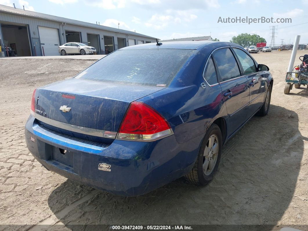 2006 Chevrolet Impala Lt Blue vin: 2G1WT58K469346970