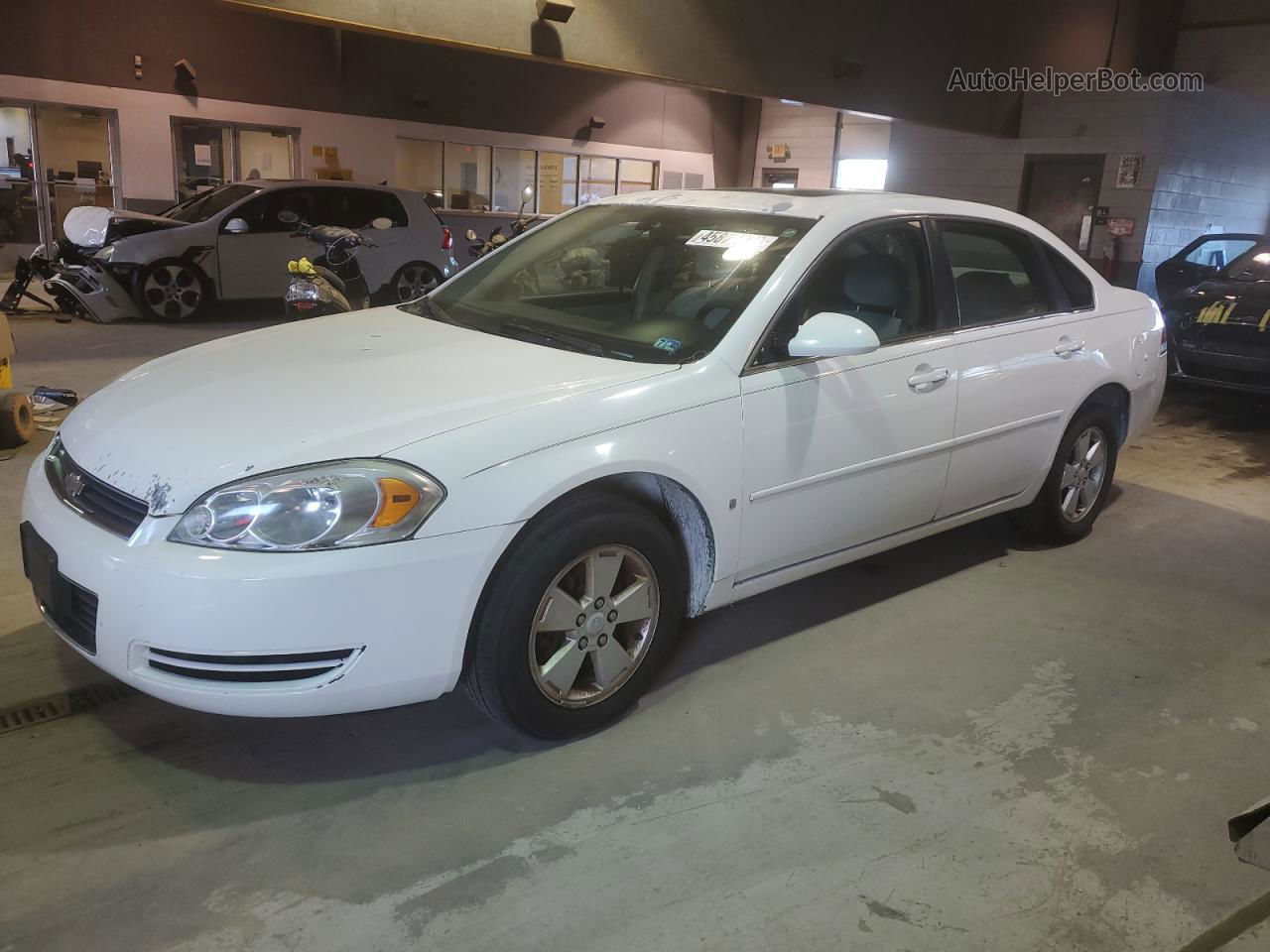 2006 Chevrolet Impala Lt White vin: 2G1WT58K469390676