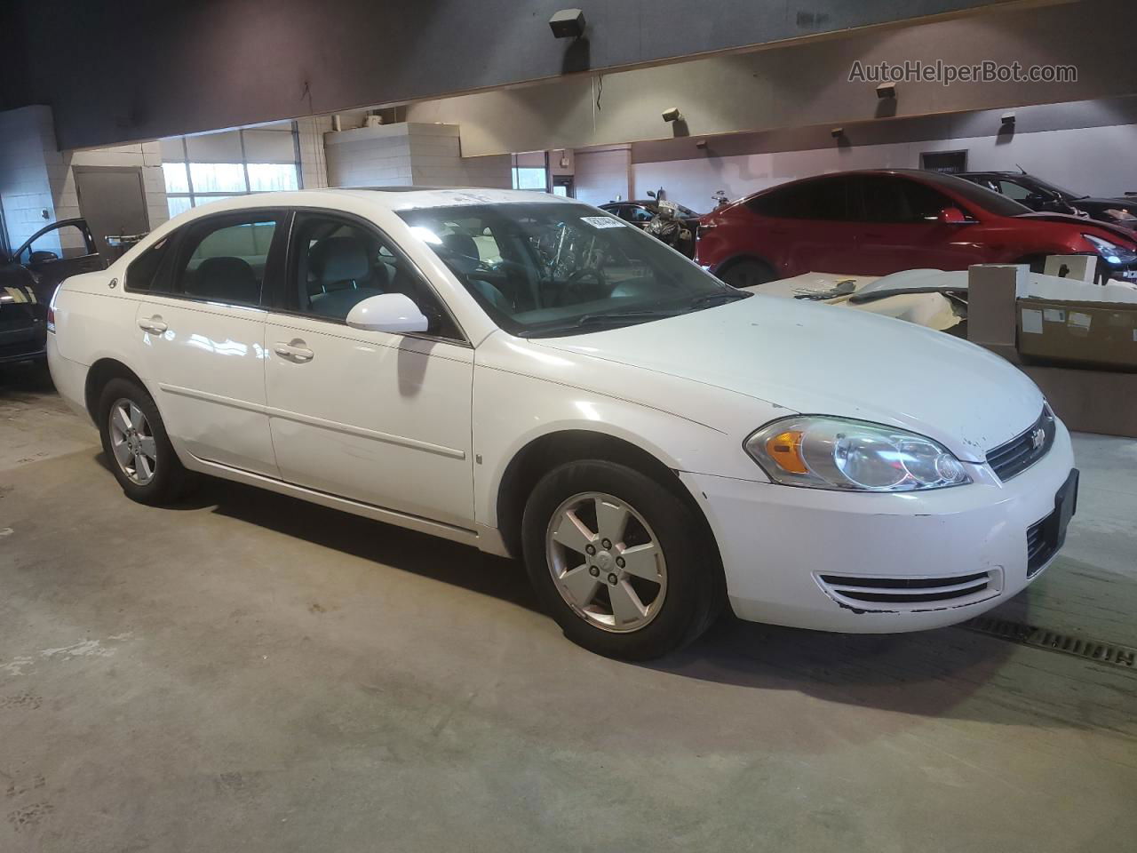 2006 Chevrolet Impala Lt White vin: 2G1WT58K469390676