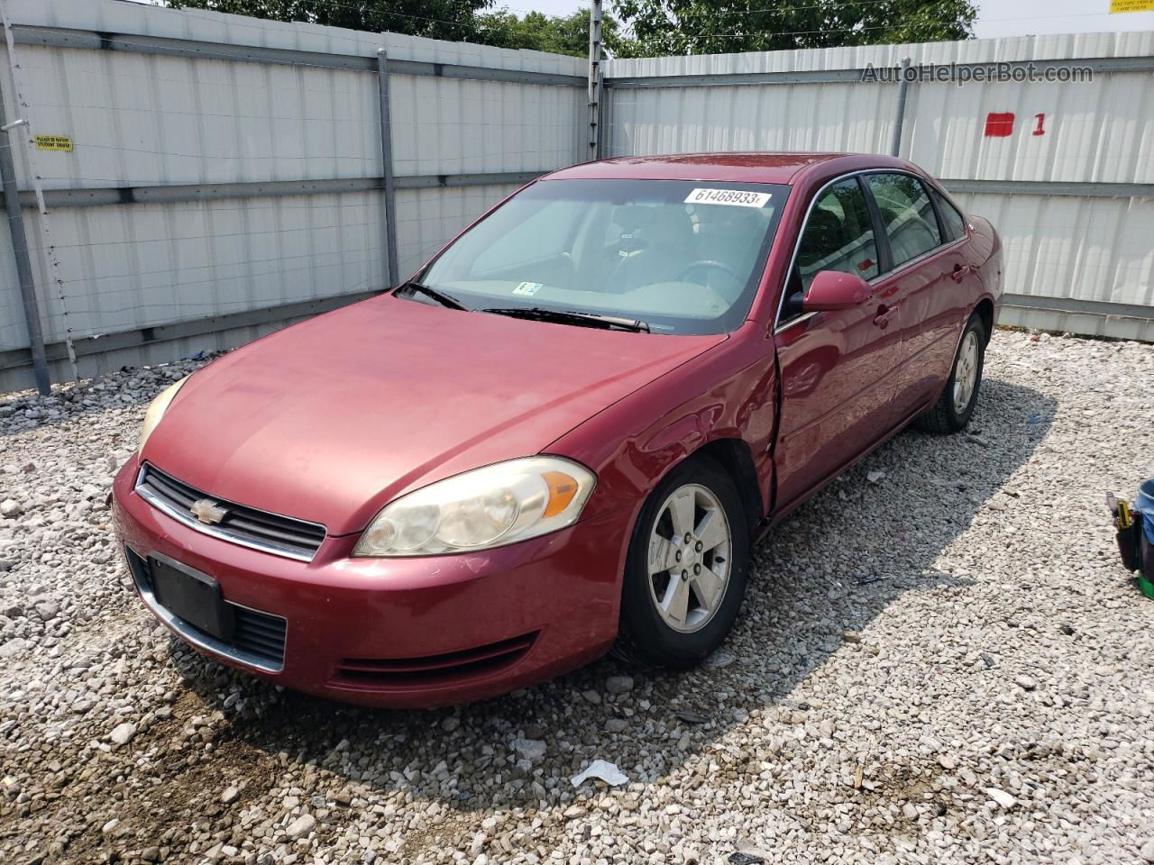 2006 Chevrolet Impala Lt Maroon vin: 2G1WT58K569264259