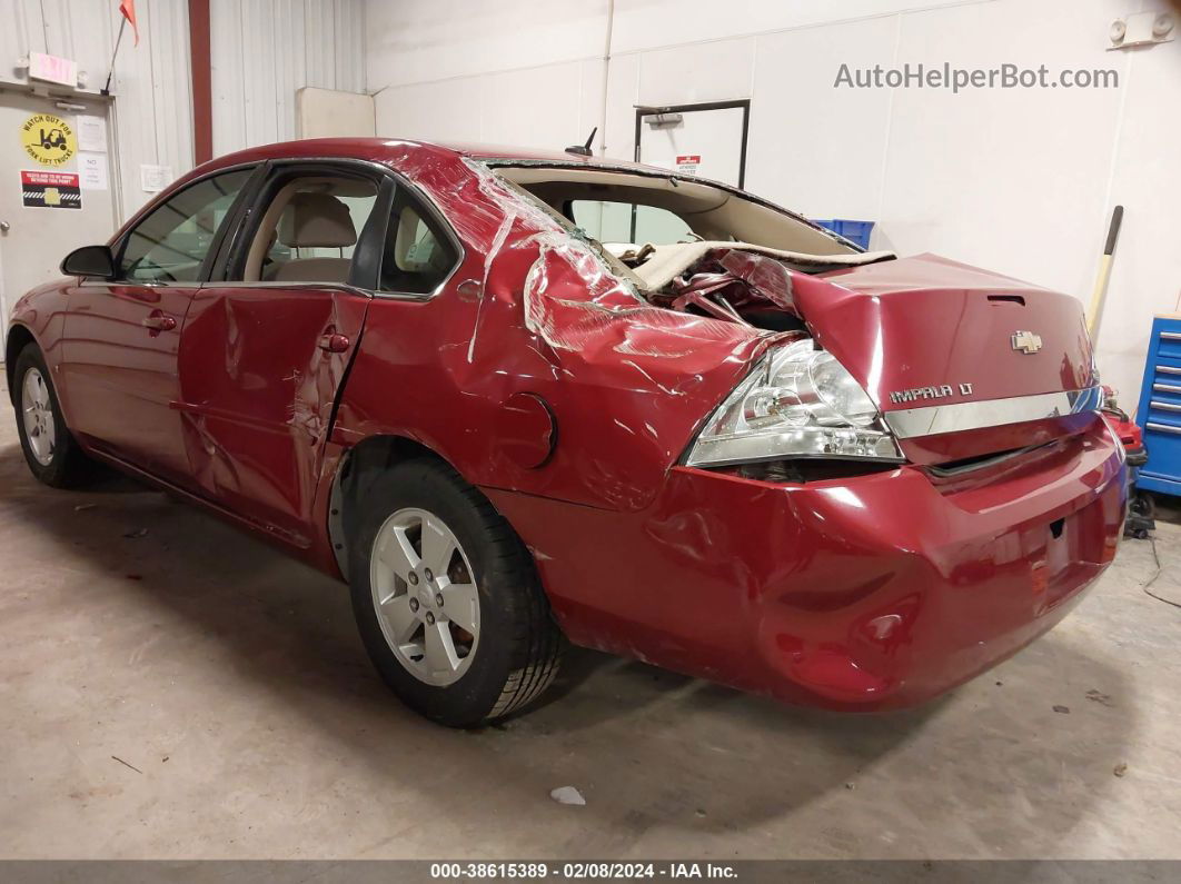 2006 Chevrolet Impala Lt Red vin: 2G1WT58K669252346