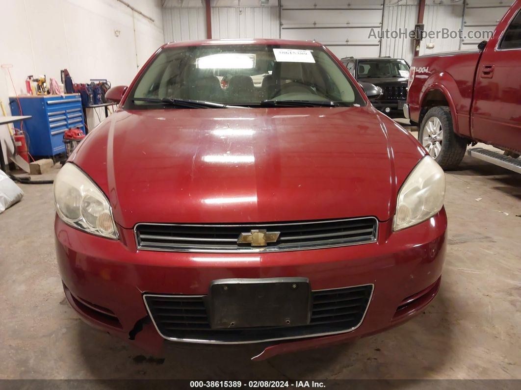 2006 Chevrolet Impala Lt Red vin: 2G1WT58K669252346