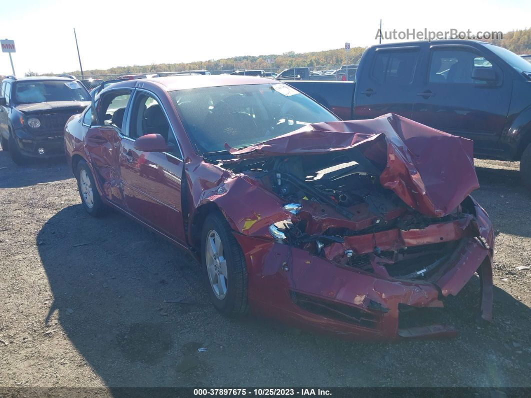 2006 Chevrolet Impala Lt Red vin: 2G1WT58K669327840