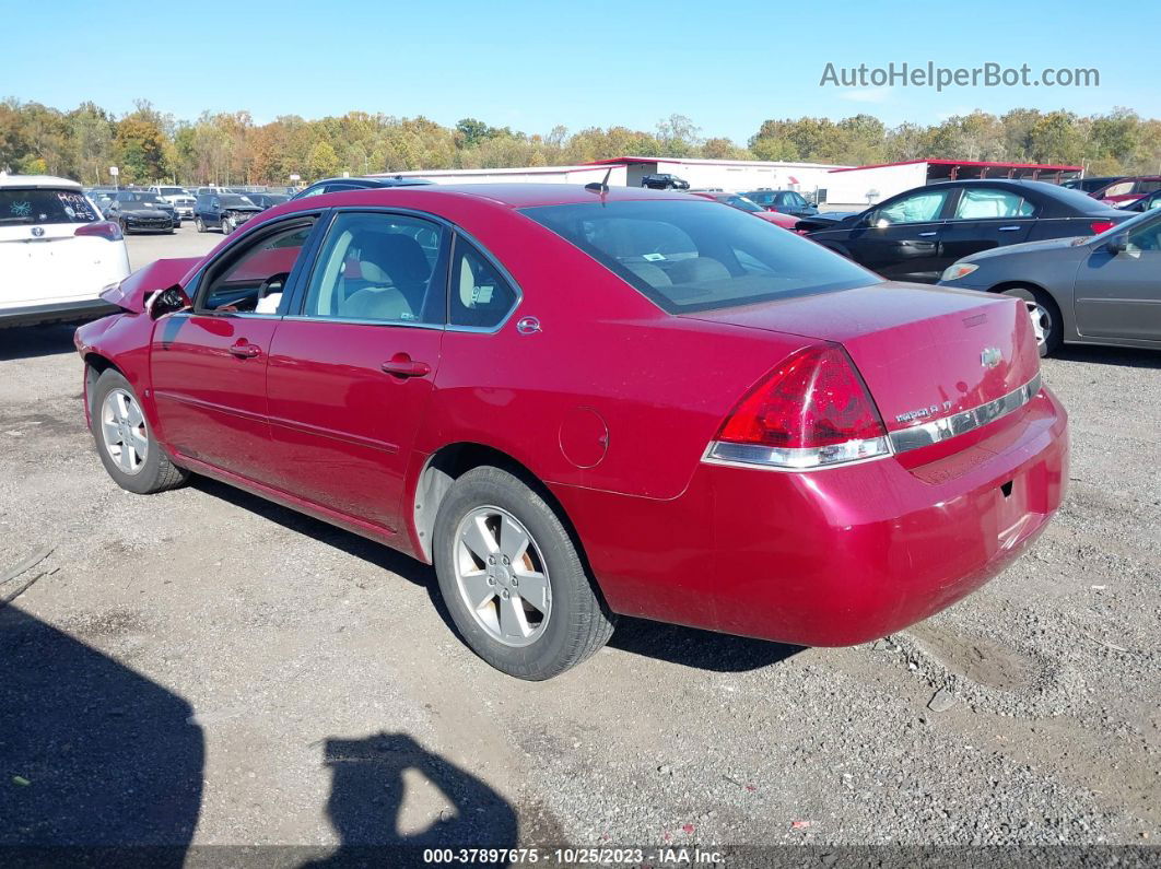 2006 Chevrolet Impala Lt Red vin: 2G1WT58K669327840