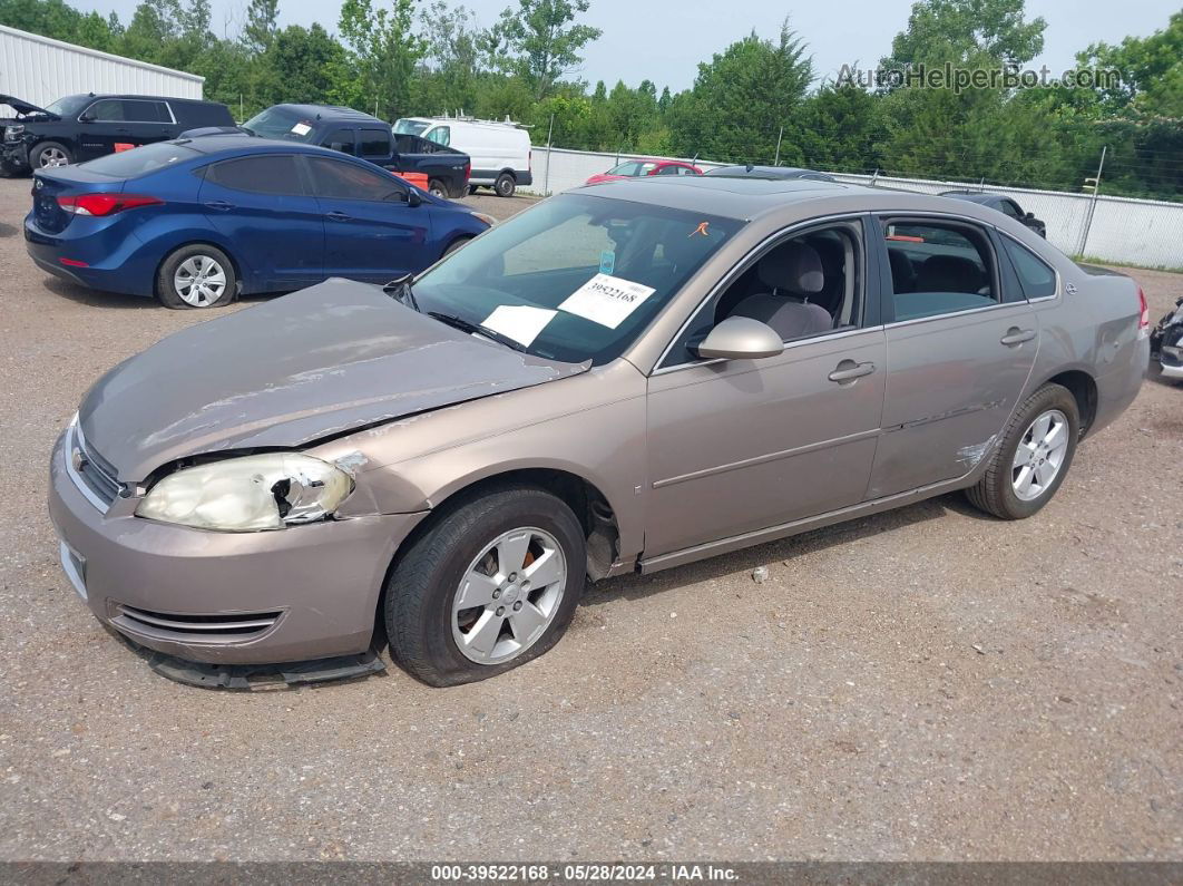 2006 Chevrolet Impala Lt Коричневый vin: 2G1WT58K669375077