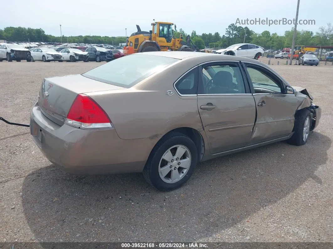 2006 Chevrolet Impala Lt Brown vin: 2G1WT58K669375077