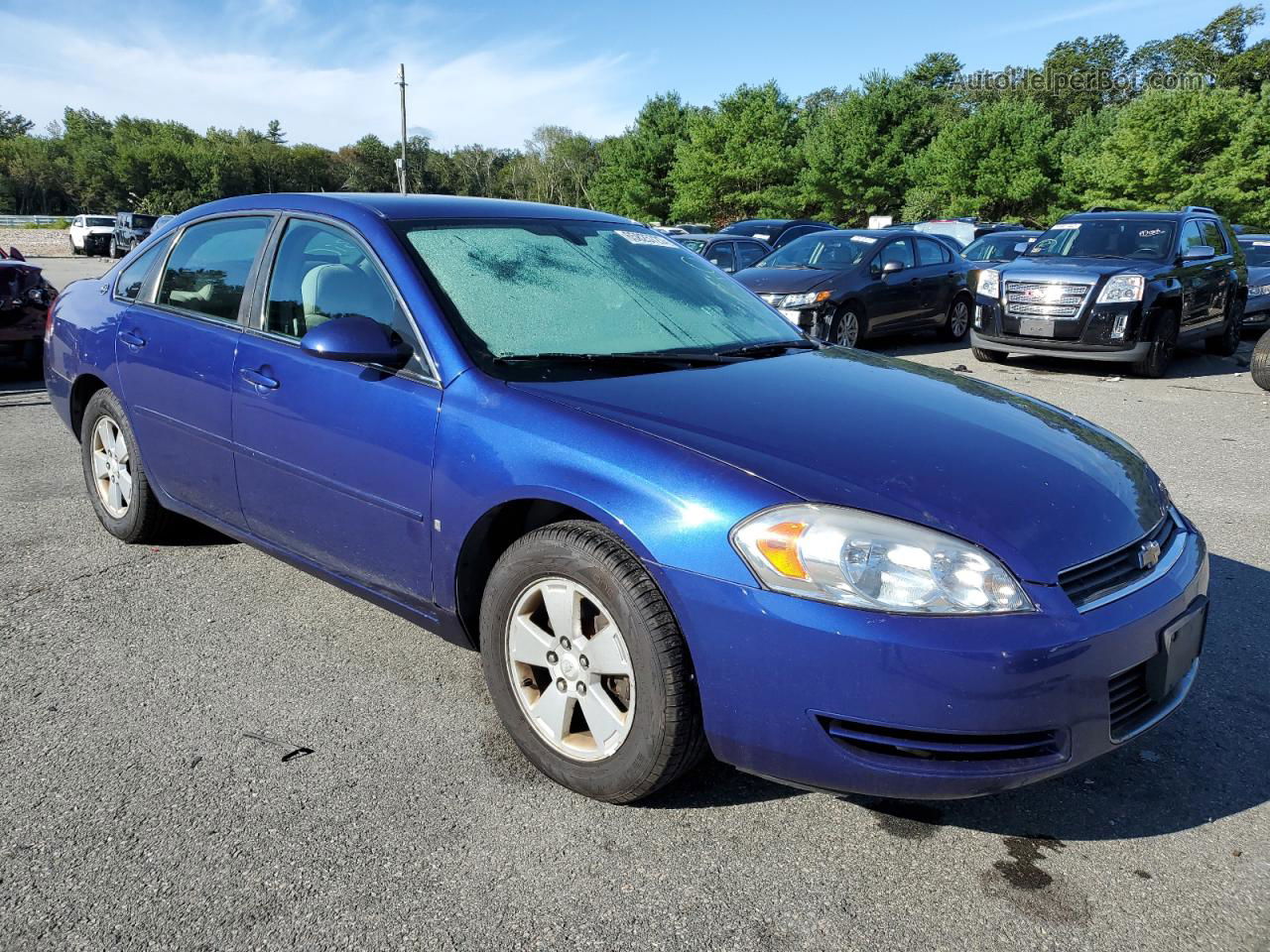 2006 Chevrolet Impala Lt Blue vin: 2G1WT58K769267471