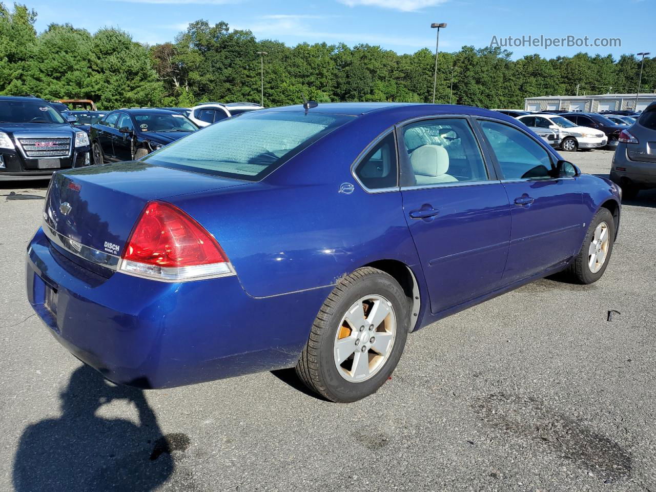 2006 Chevrolet Impala Lt Blue vin: 2G1WT58K769267471