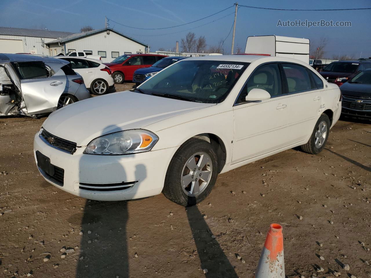 2006 Chevrolet Impala Lt White vin: 2G1WT58K769424965