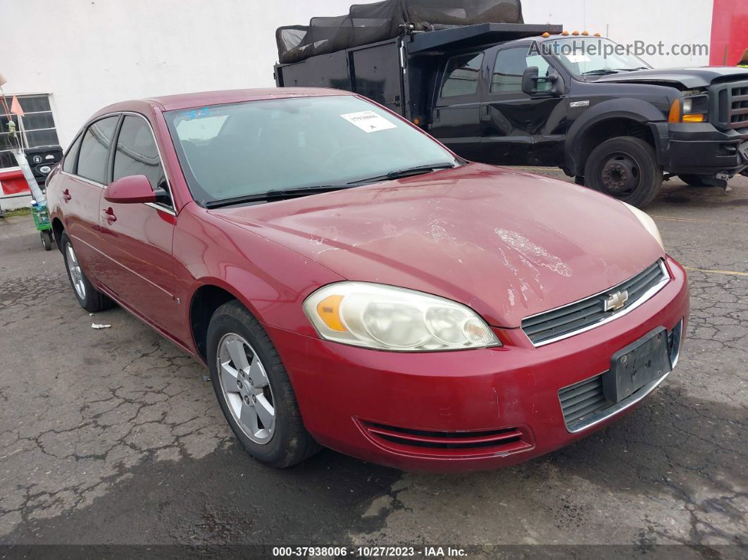 2006 Chevrolet Impala Lt Red vin: 2G1WT58K869185622