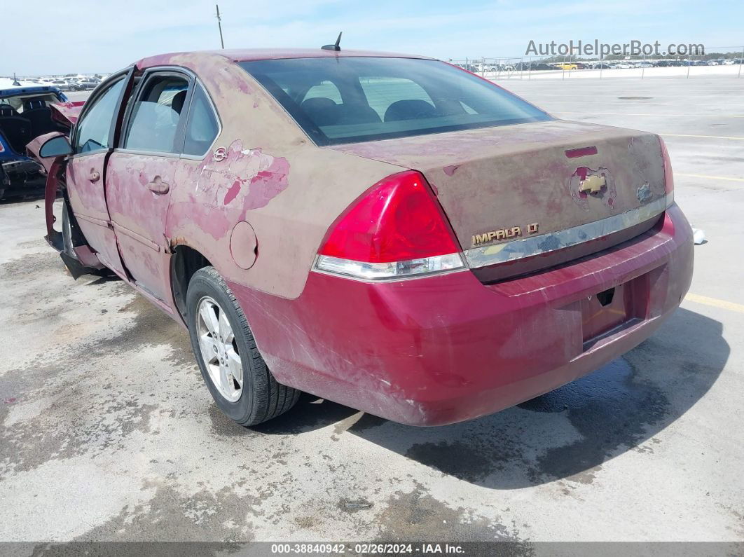 2006 Chevrolet Impala Lt Темно-бордовый vin: 2G1WT58K869416051