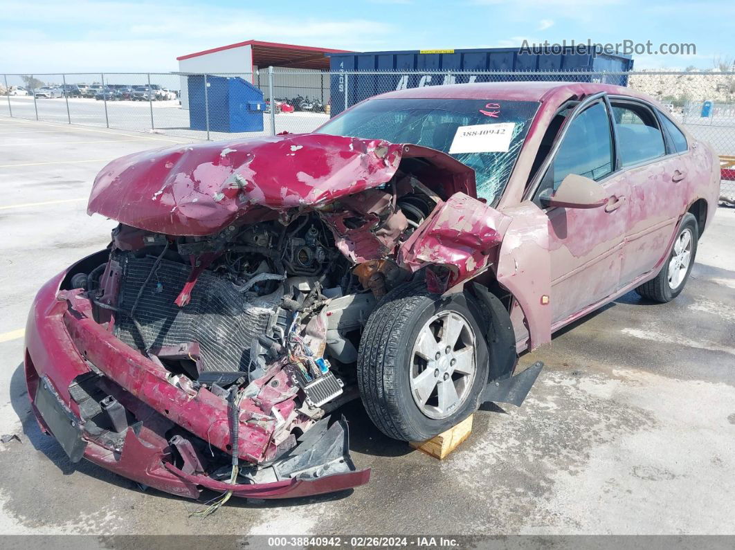 2006 Chevrolet Impala Lt Maroon vin: 2G1WT58K869416051