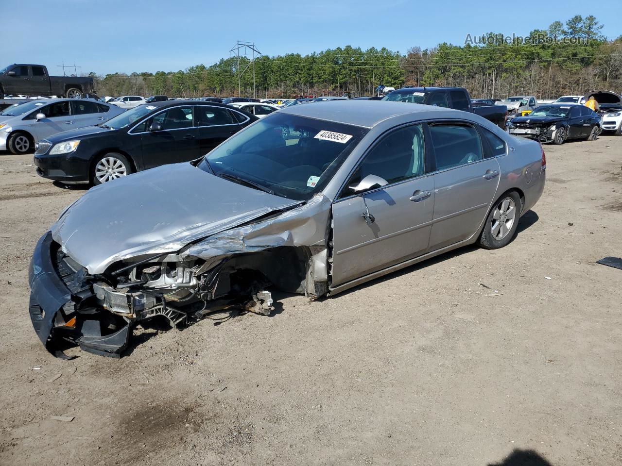 2006 Chevrolet Impala Lt Серебряный vin: 2G1WT58K969309686