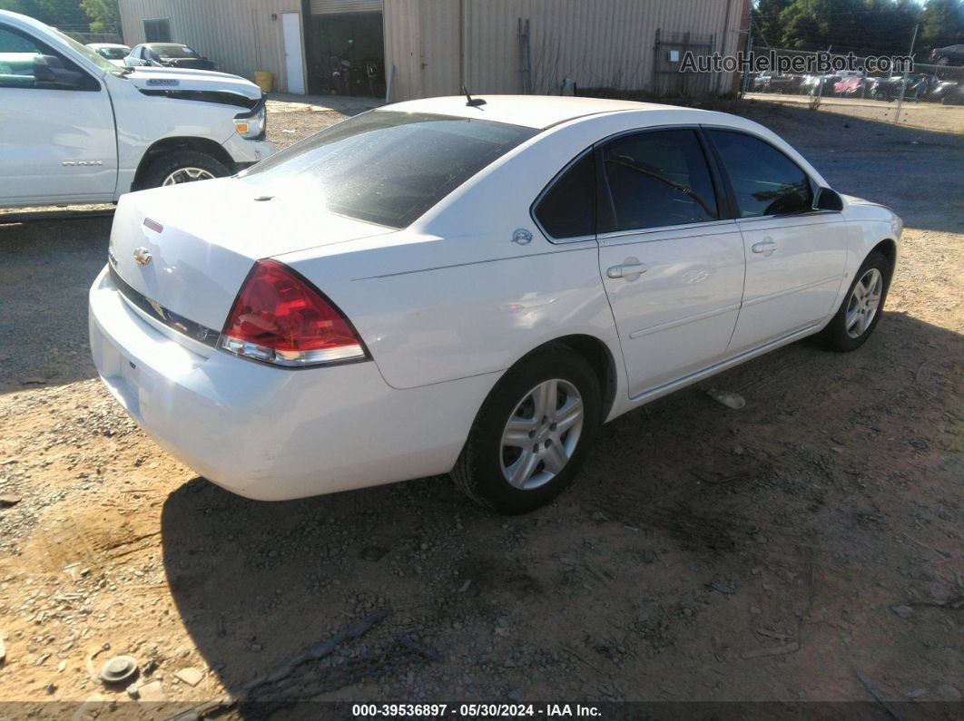 2006 Chevrolet Impala Lt White vin: 2G1WT58KX69140486