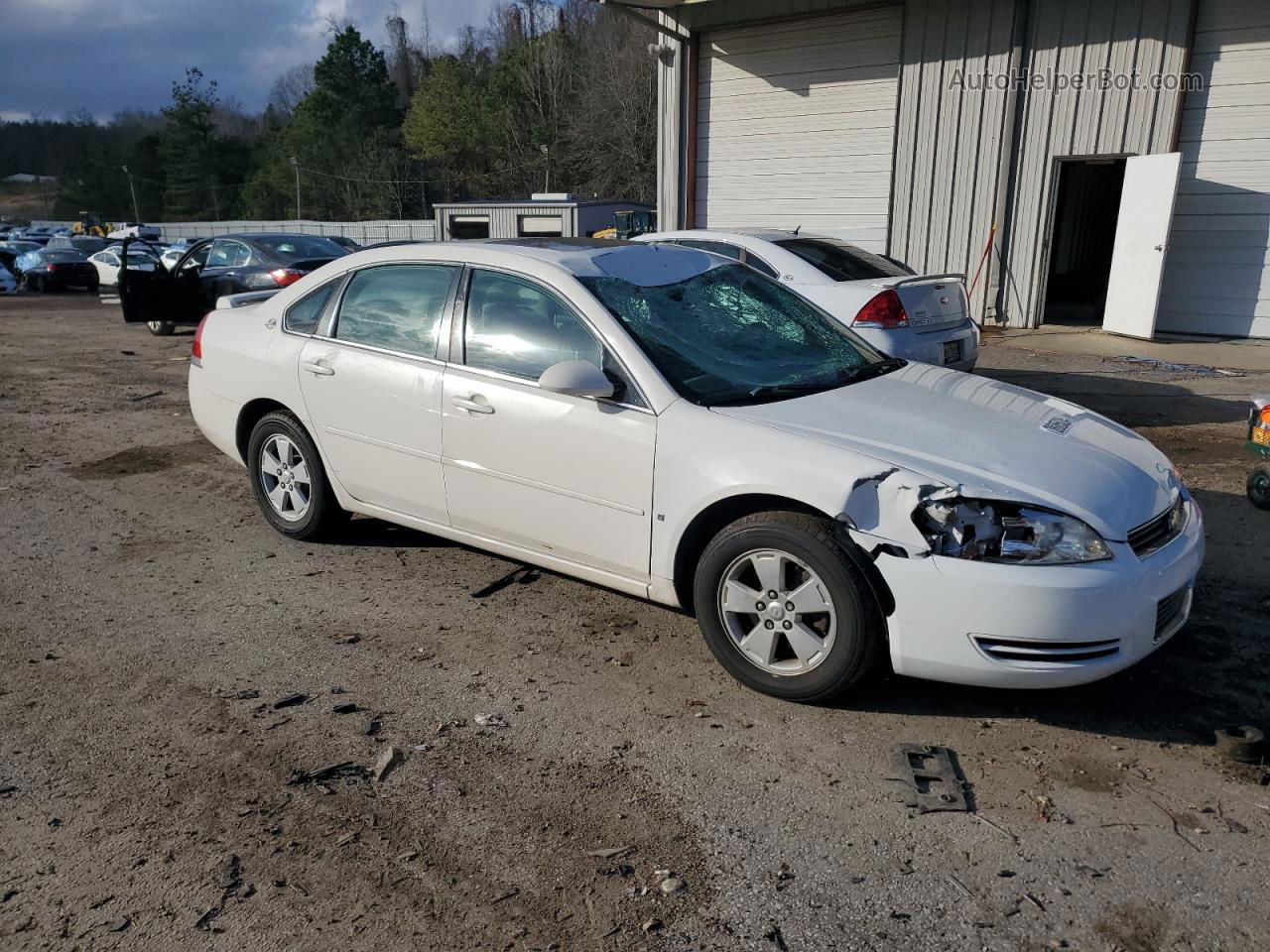 2006 Chevrolet Impala Lt Белый vin: 2G1WT58N069254491