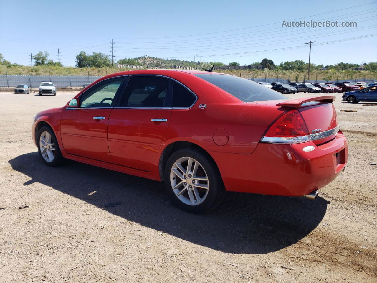 2009 Chevrolet Impala Ltz Красный vin: 2G1WU57M091232256