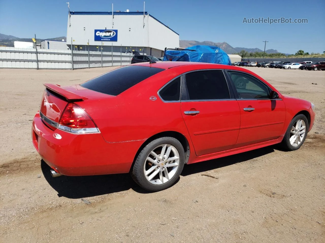 2009 Chevrolet Impala Ltz Красный vin: 2G1WU57M091232256