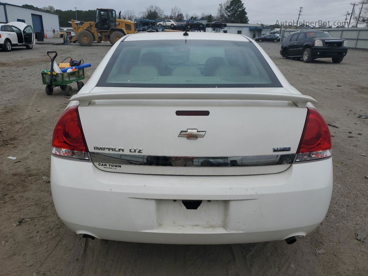 2009 Chevrolet Impala Ltz White vin: 2G1WU57M091267668