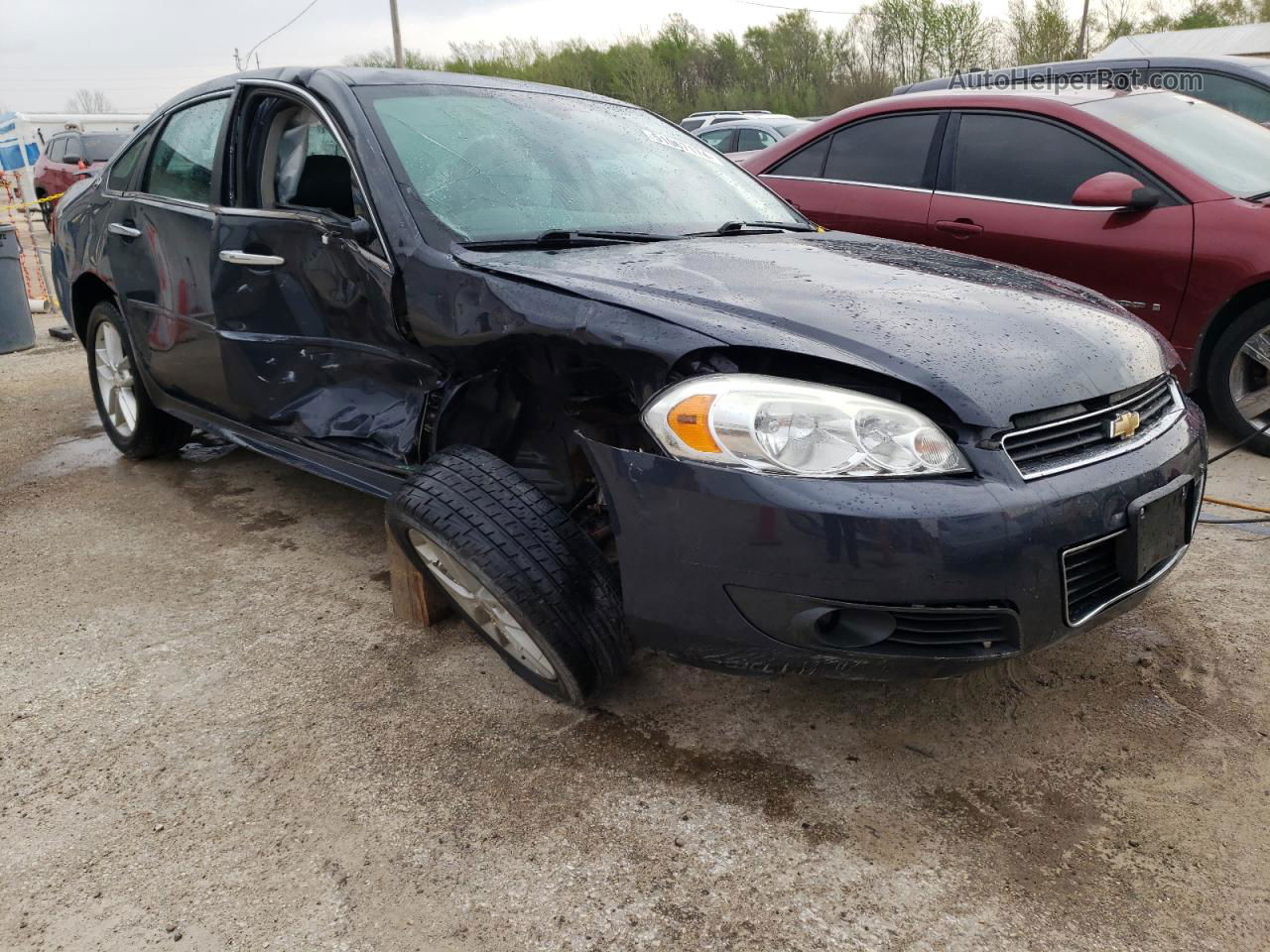 2009 Chevrolet Impala Ltz Blue vin: 2G1WU57M091272479