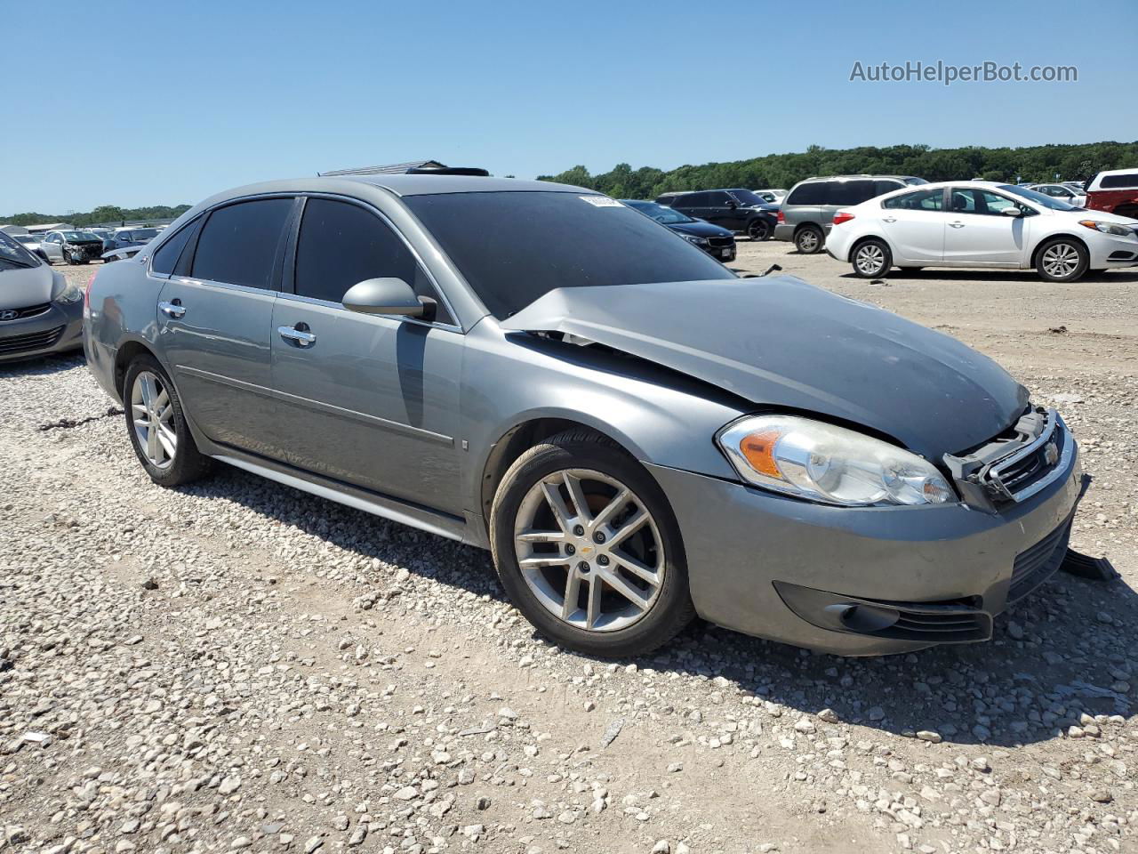 2009 Chevrolet Impala Ltz Gray vin: 2G1WU57M191200545