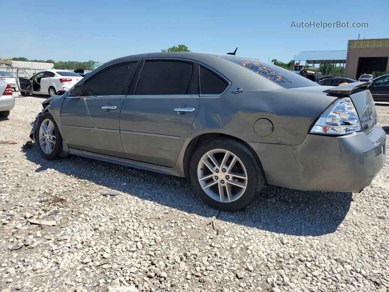 2009 Chevrolet Impala Ltz Gray vin: 2G1WU57M191200545