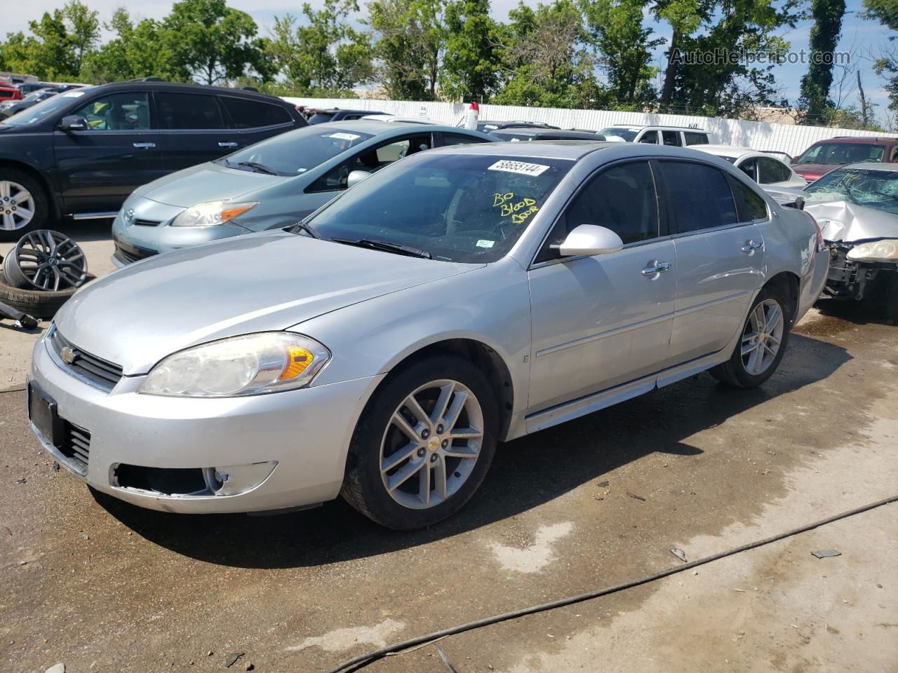 2009 Chevrolet Impala Ltz Silver vin: 2G1WU57M191273544