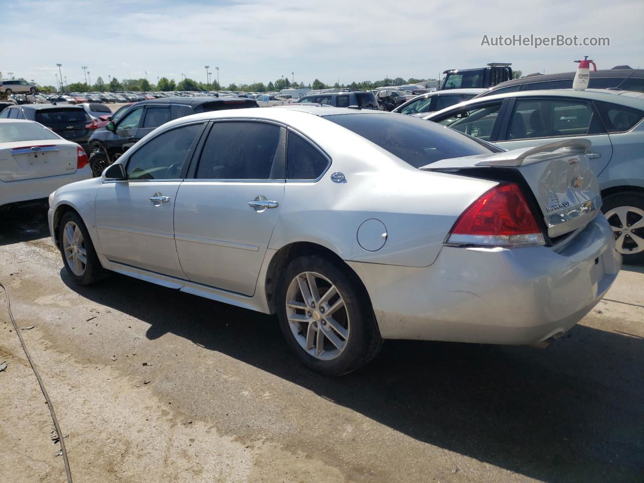 2009 Chevrolet Impala Ltz Silver vin: 2G1WU57M191273544