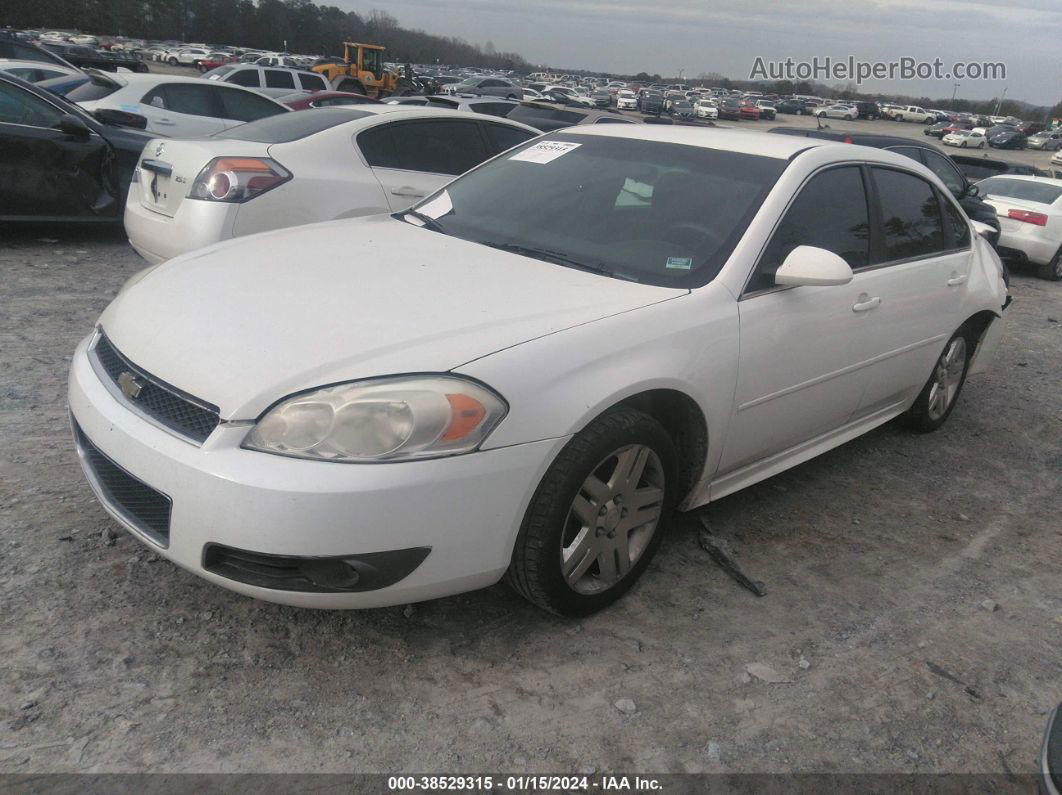 2009 Chevrolet Impala Ltz White vin: 2G1WU57M291219864