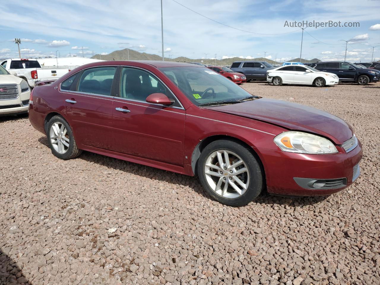 2009 Chevrolet Impala Ltz Красный vin: 2G1WU57M291253075