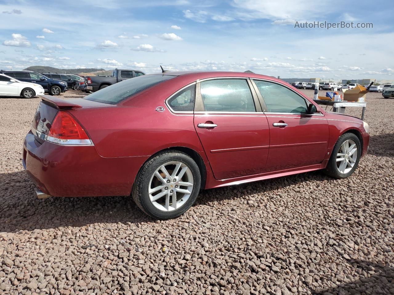 2009 Chevrolet Impala Ltz Красный vin: 2G1WU57M291253075