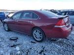 2009 Chevrolet Impala Ltz Burgundy vin: 2G1WU57M291315512