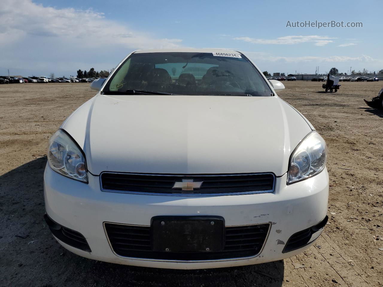 2009 Chevrolet Impala Ltz White vin: 2G1WU57M391119336