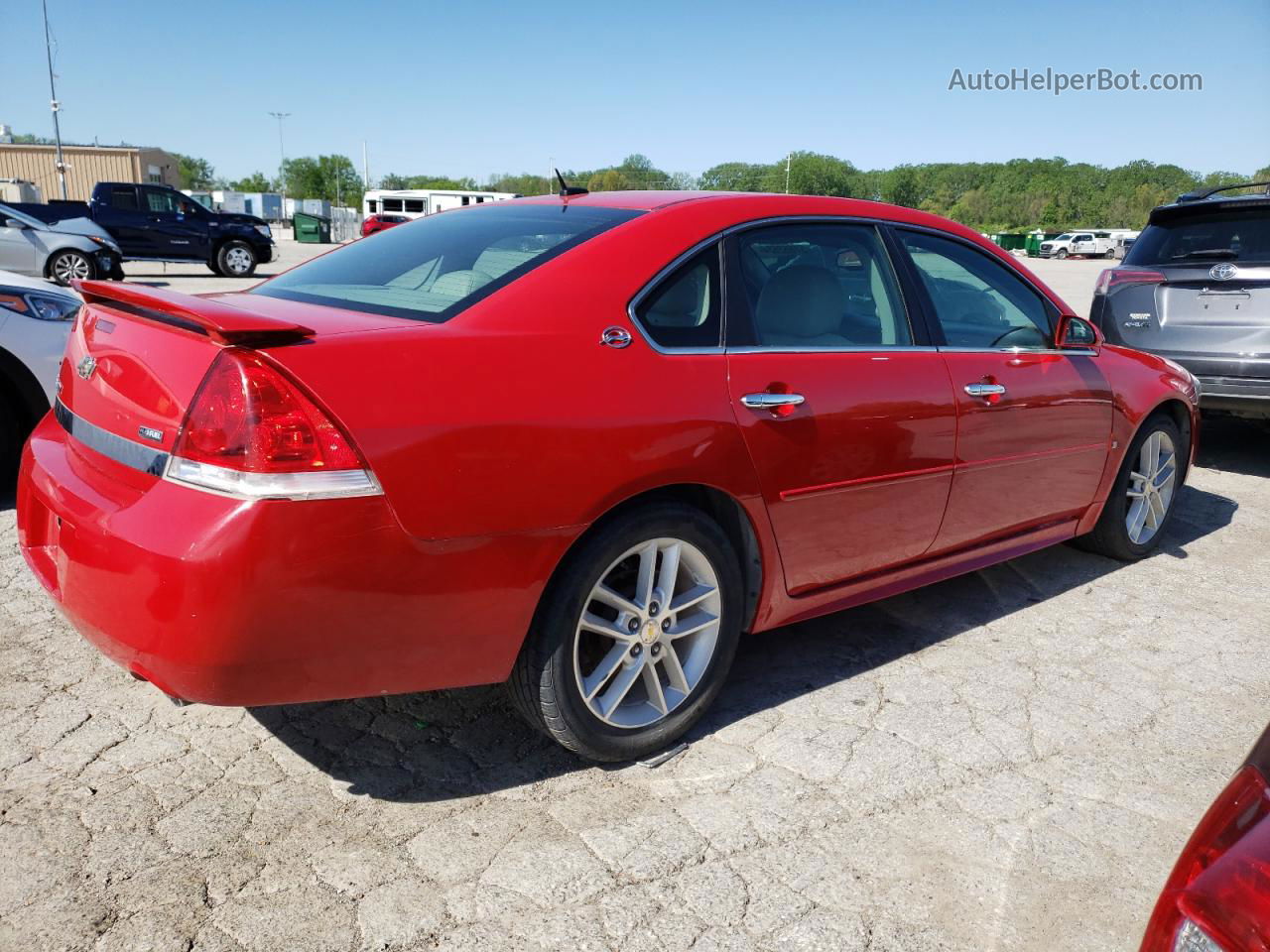 2009 Chevrolet Impala Ltz Red vin: 2G1WU57M391315230