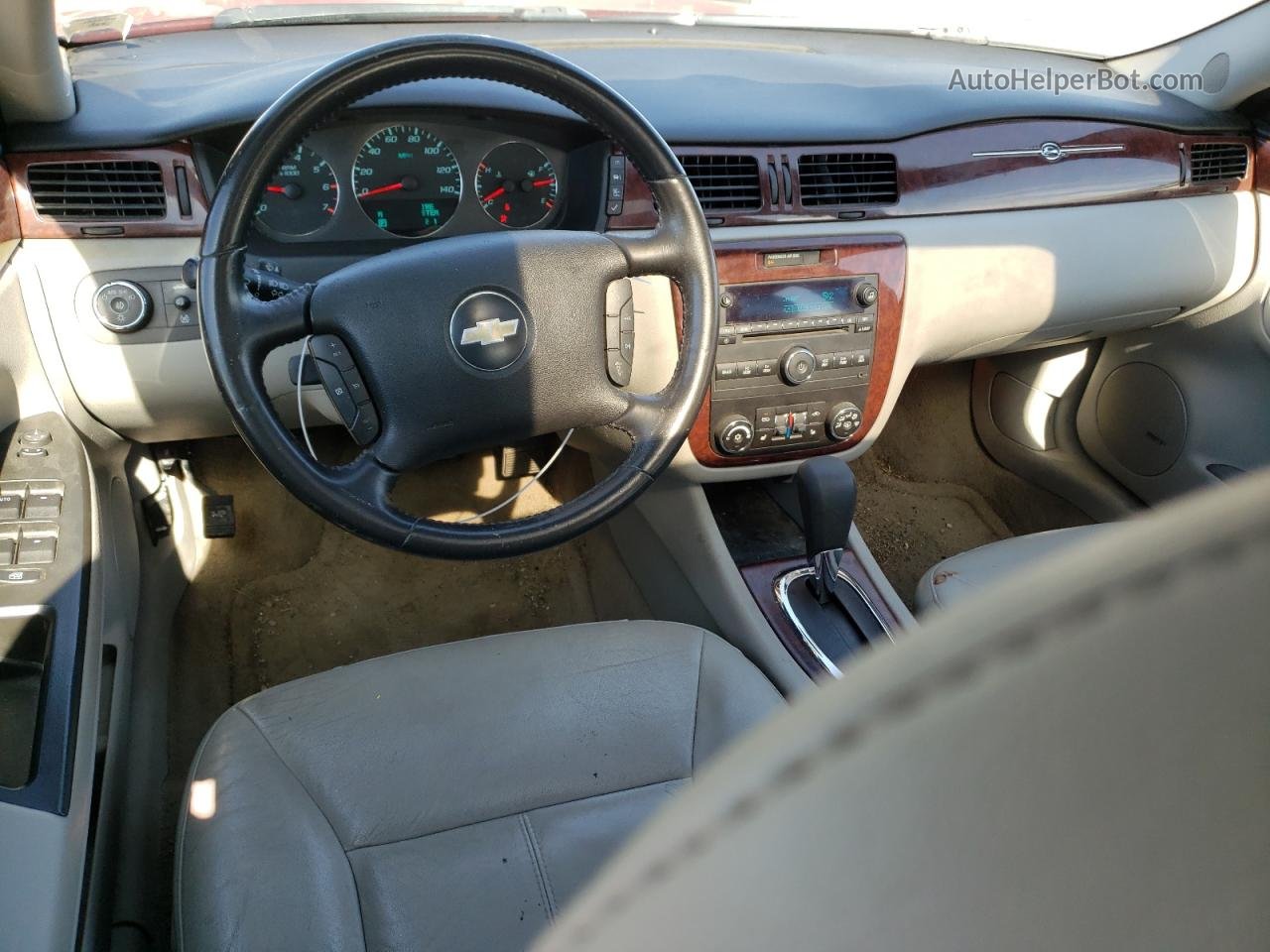 2009 Chevrolet Impala Ltz Red vin: 2G1WU57M391315230