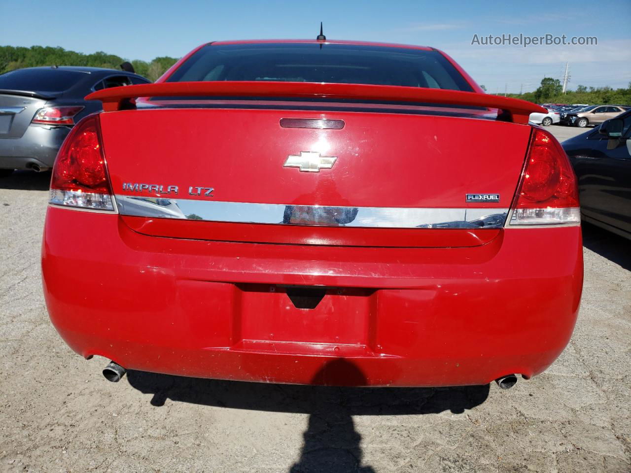 2009 Chevrolet Impala Ltz Red vin: 2G1WU57M391315230