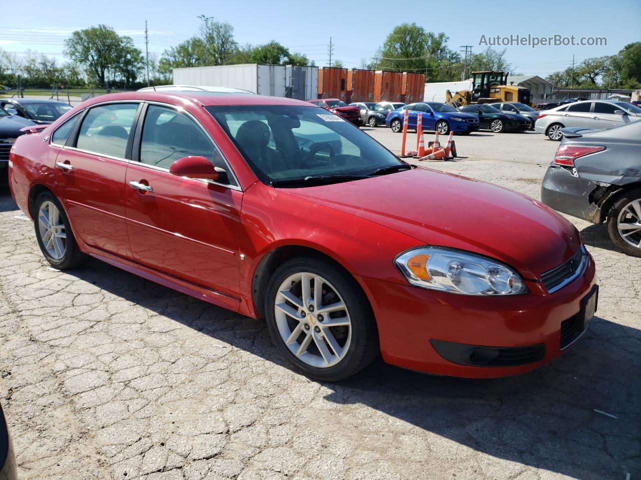 2009 Chevrolet Impala Ltz Red vin: 2G1WU57M391315230