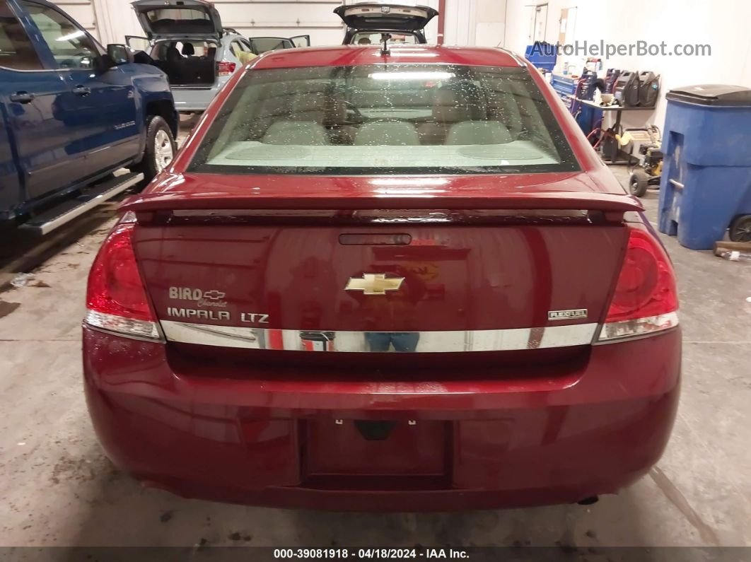 2009 Chevrolet Impala Ltz Red vin: 2G1WU57M591179795