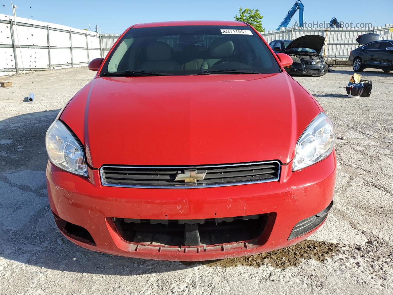 2009 Chevrolet Impala Ltz Red vin: 2G1WU57M591299838