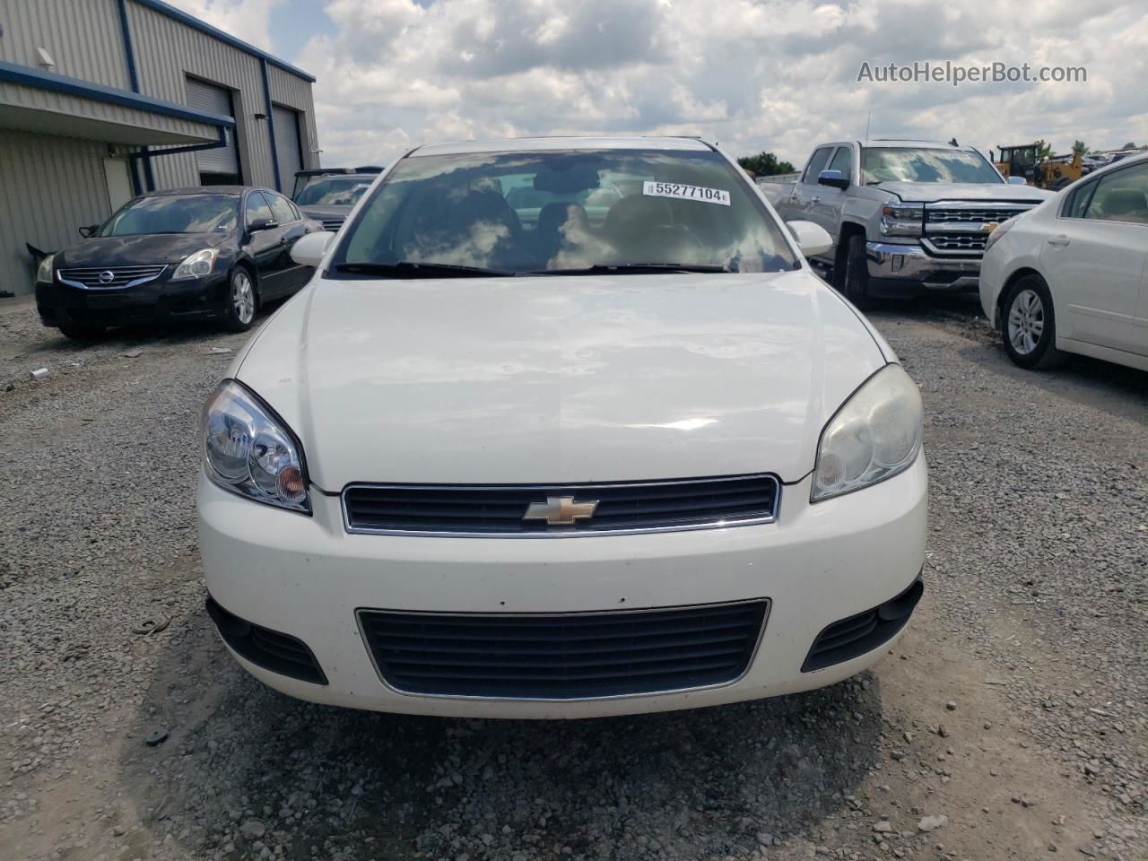 2009 Chevrolet Impala Ltz White vin: 2G1WU57M691185217