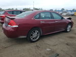 2009 Chevrolet Impala Ltz Burgundy vin: 2G1WU57M691259753